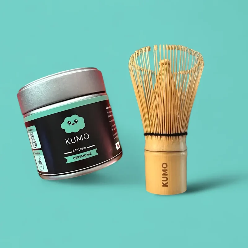 Coffret matcha découverte avec thé matcha Kumo cérémonie et chasen en bambou